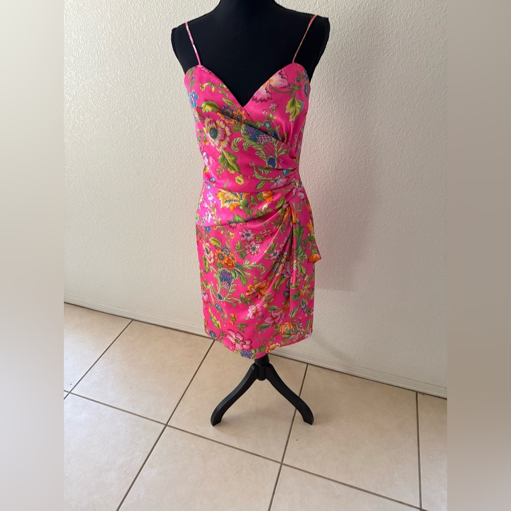 Frank usher Floral Pink Dress